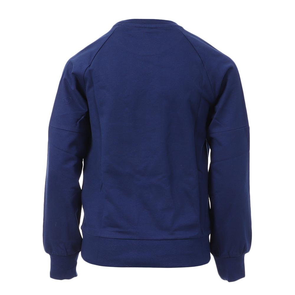 Sweat Bleu Fille Guess Active Top vue 2