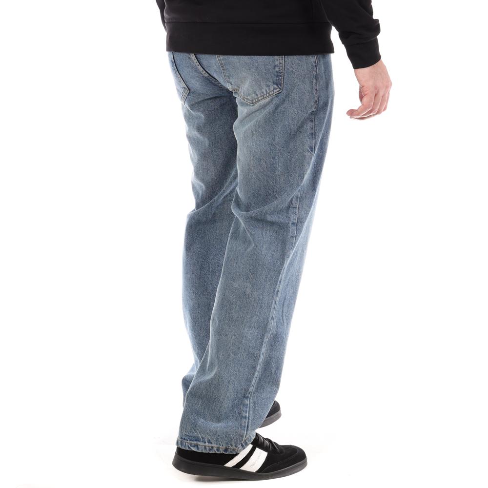 Jean Loose Bleu Homme Paname Brothers Relaxed vue 2