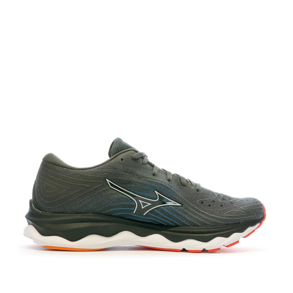 Chaussures de Running Gris Foncé Homme Mizuno Wave Sky 6 vue 2