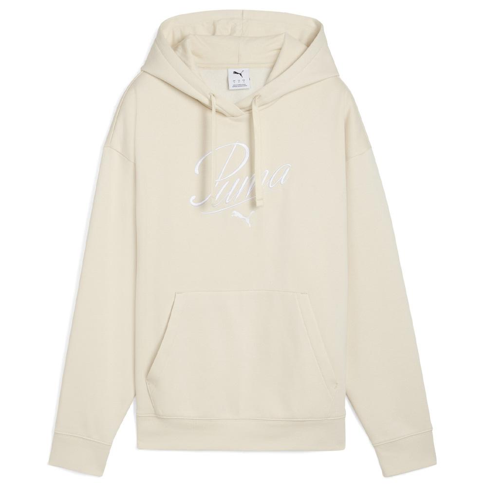 Sweat Beige Homme Puma Ess Script pas cher
