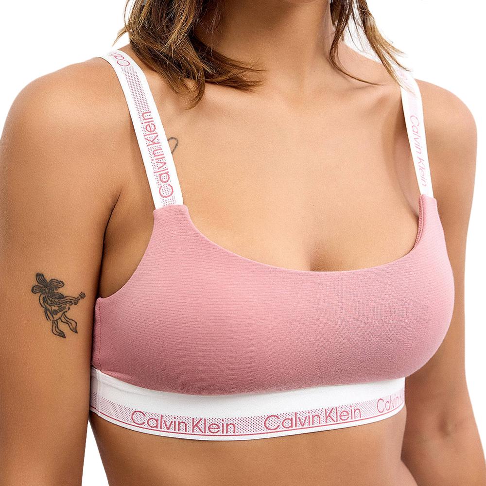 Brassière Rose Femme Calvin Klein Jeans Bralette pas cher