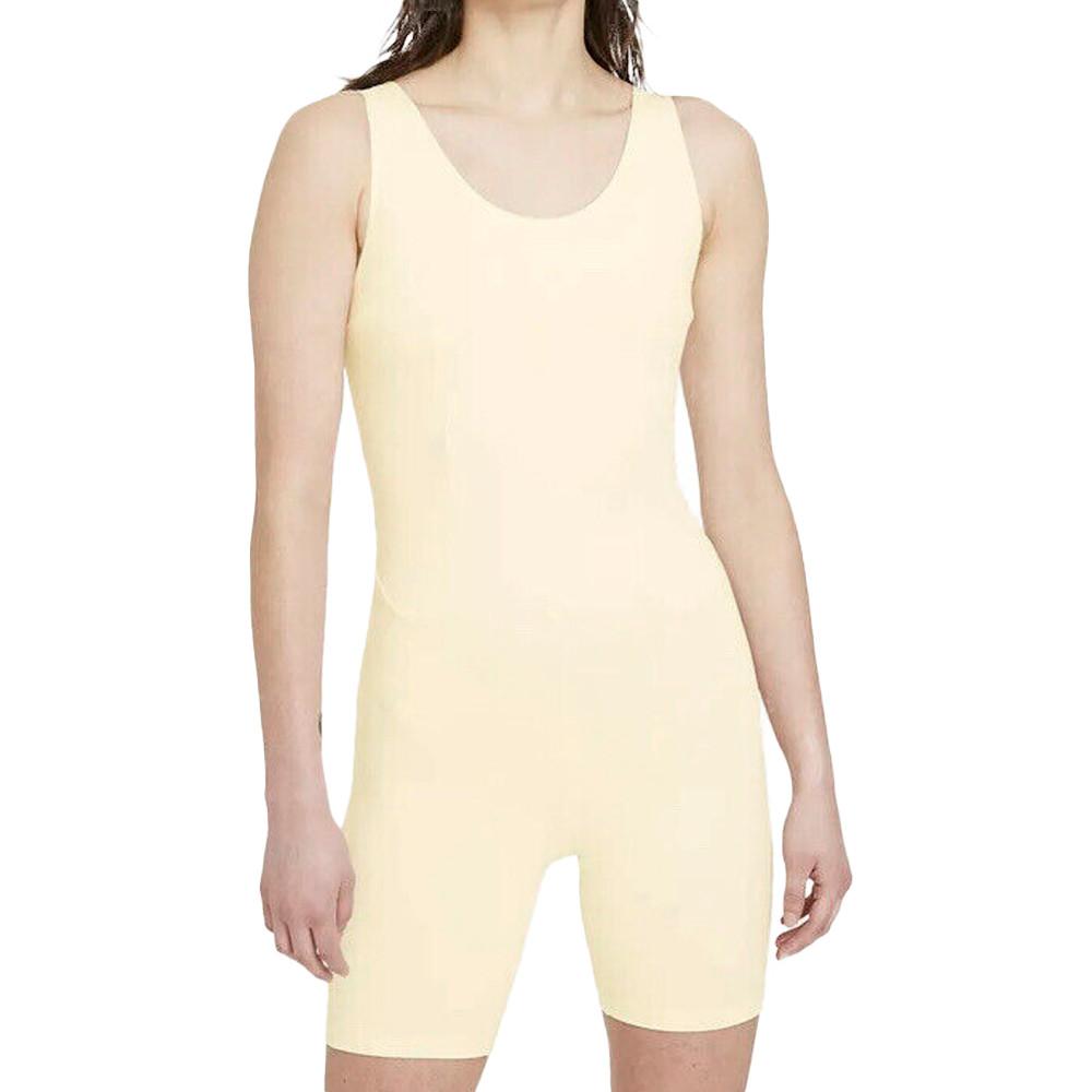 Combishort Jaune Femme Nike Icon Clash pas cher