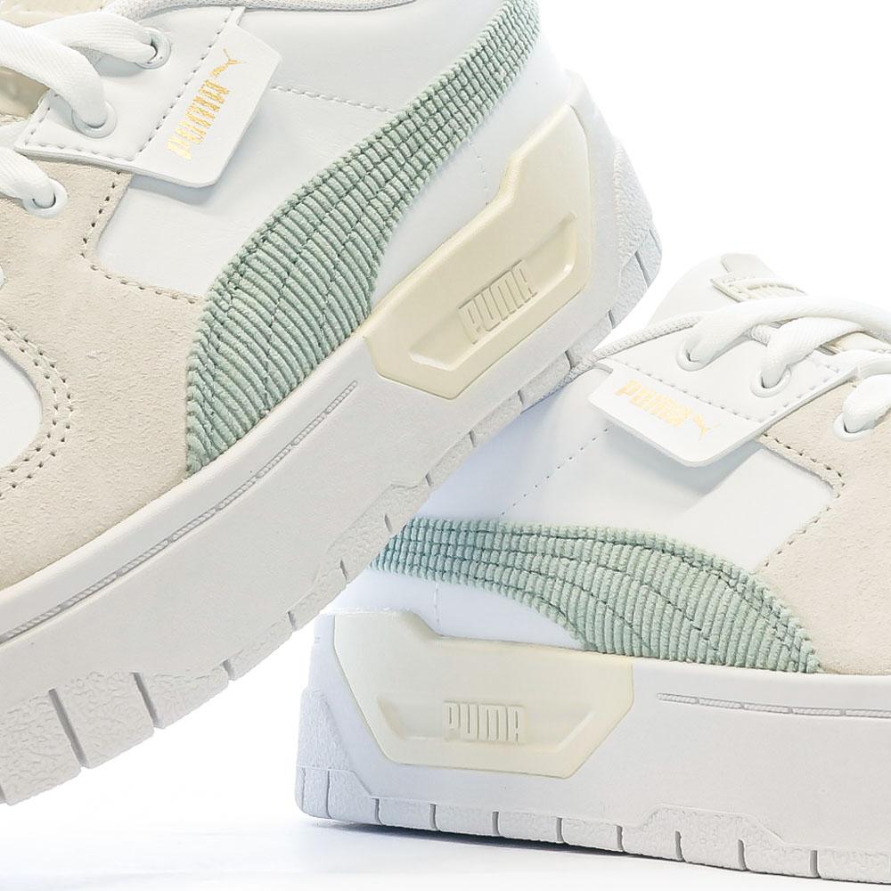 Baskets Blanche Femme Puma Cali Dream Corderoy vue 7