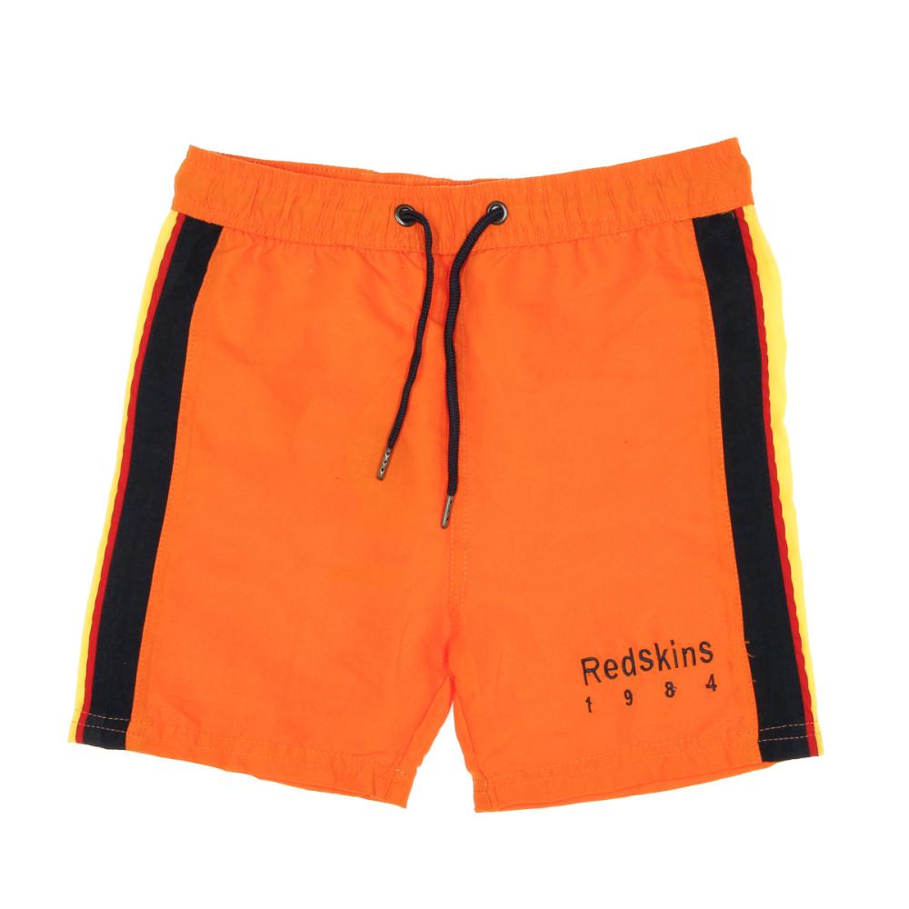 Short de bain Orange Garçon Redskins 2028 pas cher