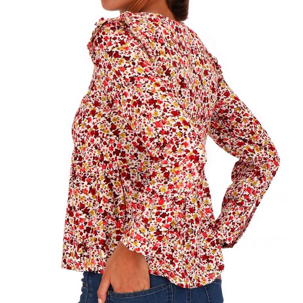 Blouse Blanche/Rose Femme Les Tropéziennes Baliste vue 2
