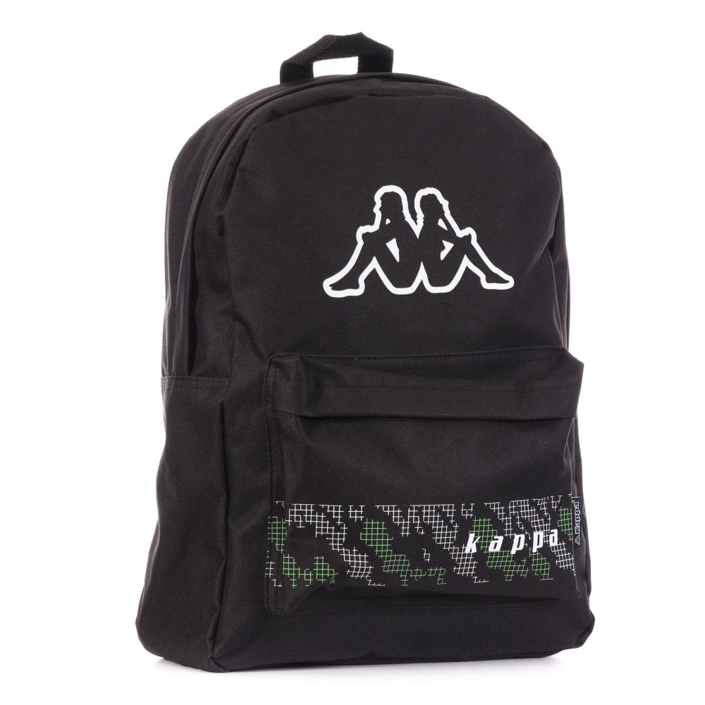 Sac à Dos Noir/Vert Garçon Kappa Bacamo pas cher