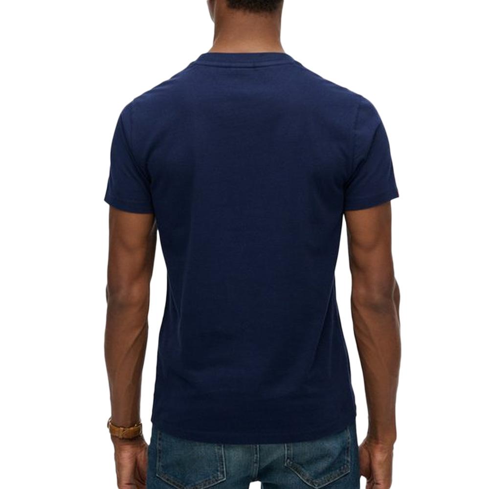 T-shirt Marine/Rouge Homme Superdry Vintage LogoR6Ts vue 2