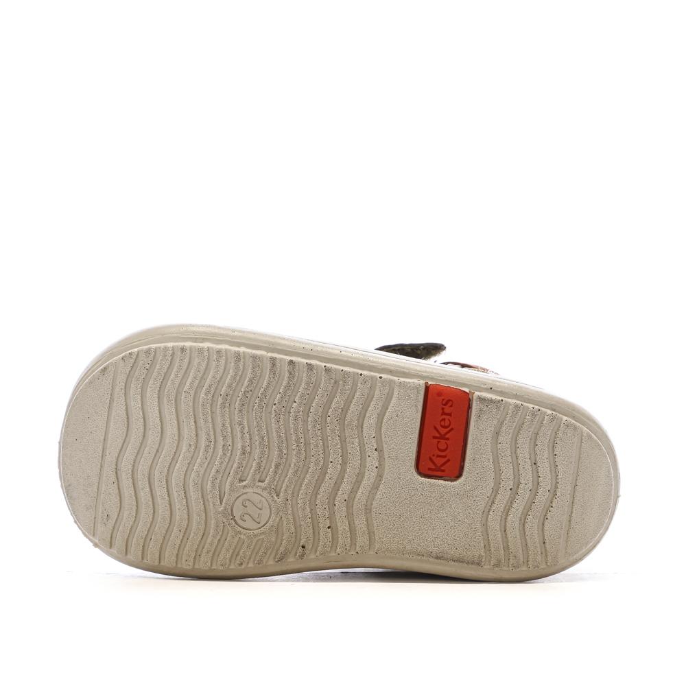 Baskets Hautes Beige/Camel Garçon Kickers Bottillon vue 5