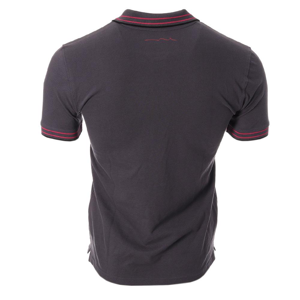 Polo Gris Foncé/Rose Homme Teddy Smith Pasian vue 2