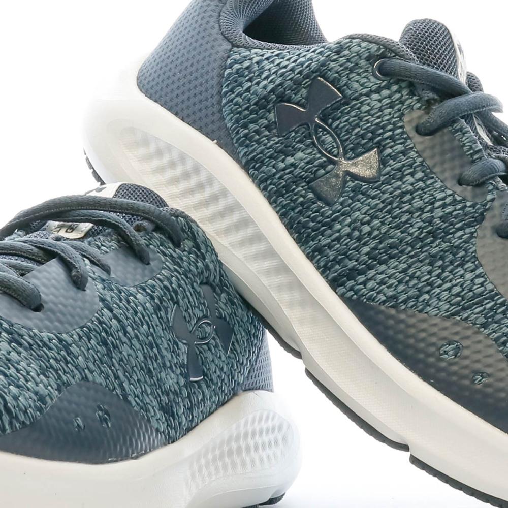 Chaussures de running Grise Bleuté Femme Under Armour Charged vue 7