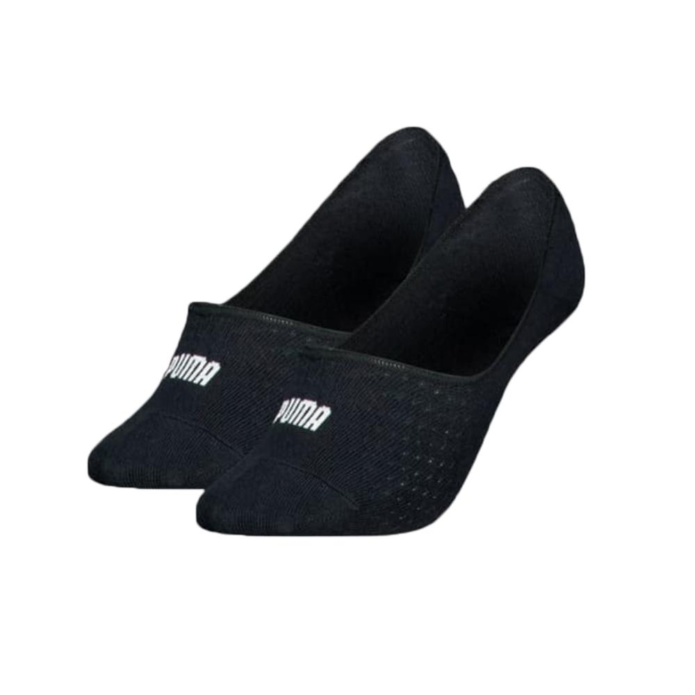 x2 Paires de Chaussettes Noires Femme Puma Footie01 pas cher