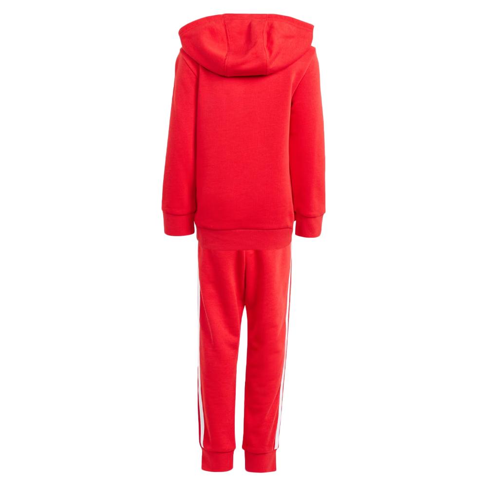 Survêtement Rouge Garçon Adidas Hoodie Set vue 2