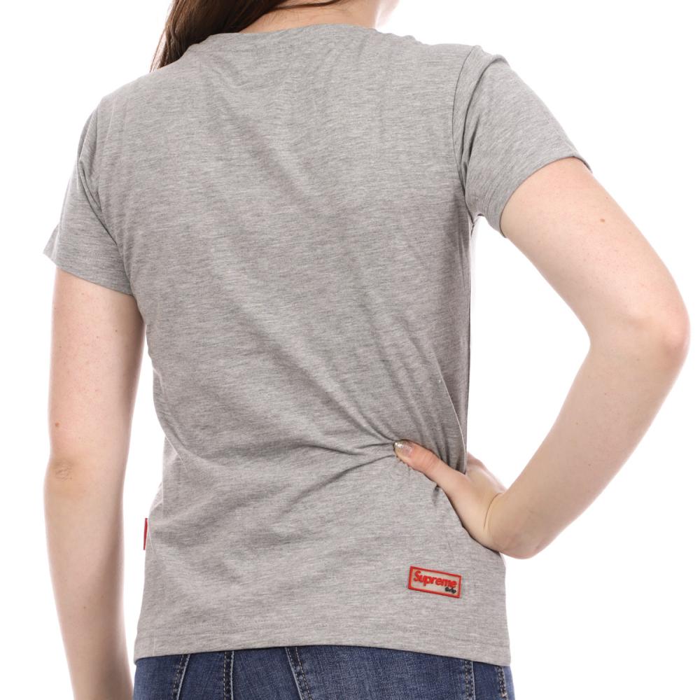 T-shirt Gris Femme Supreme Grip Laila vue 2