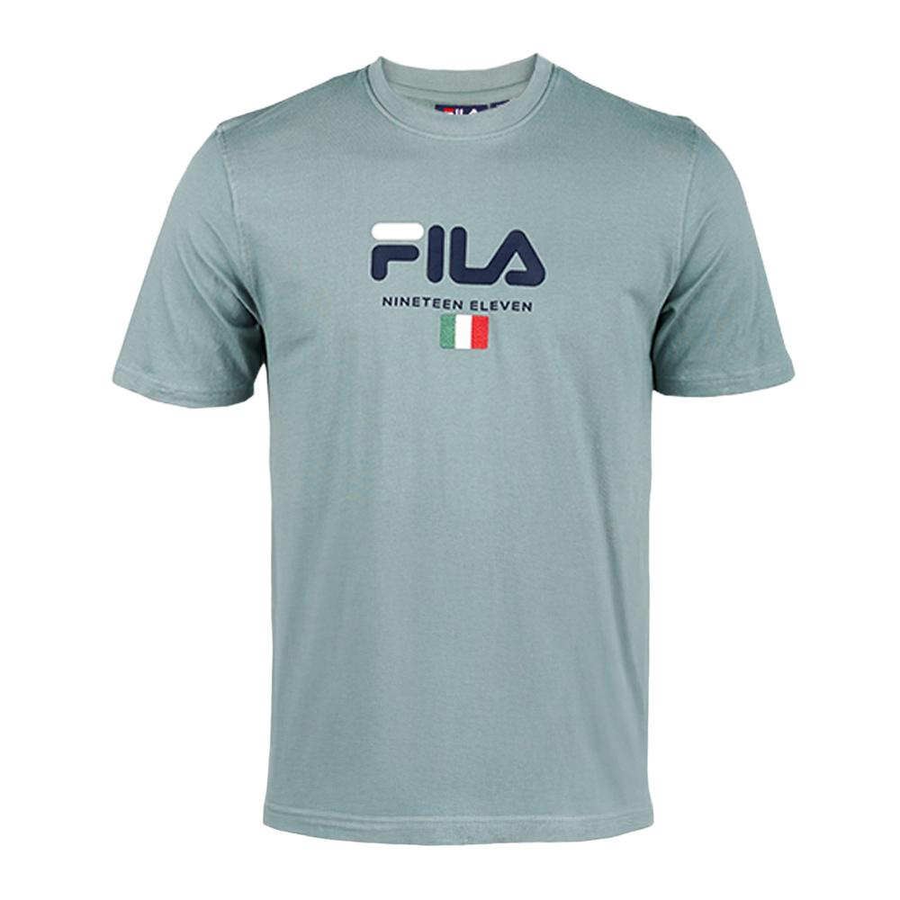 T-shirt Bleu Homme Fila Trellis [688782fb6444d] pas cher
