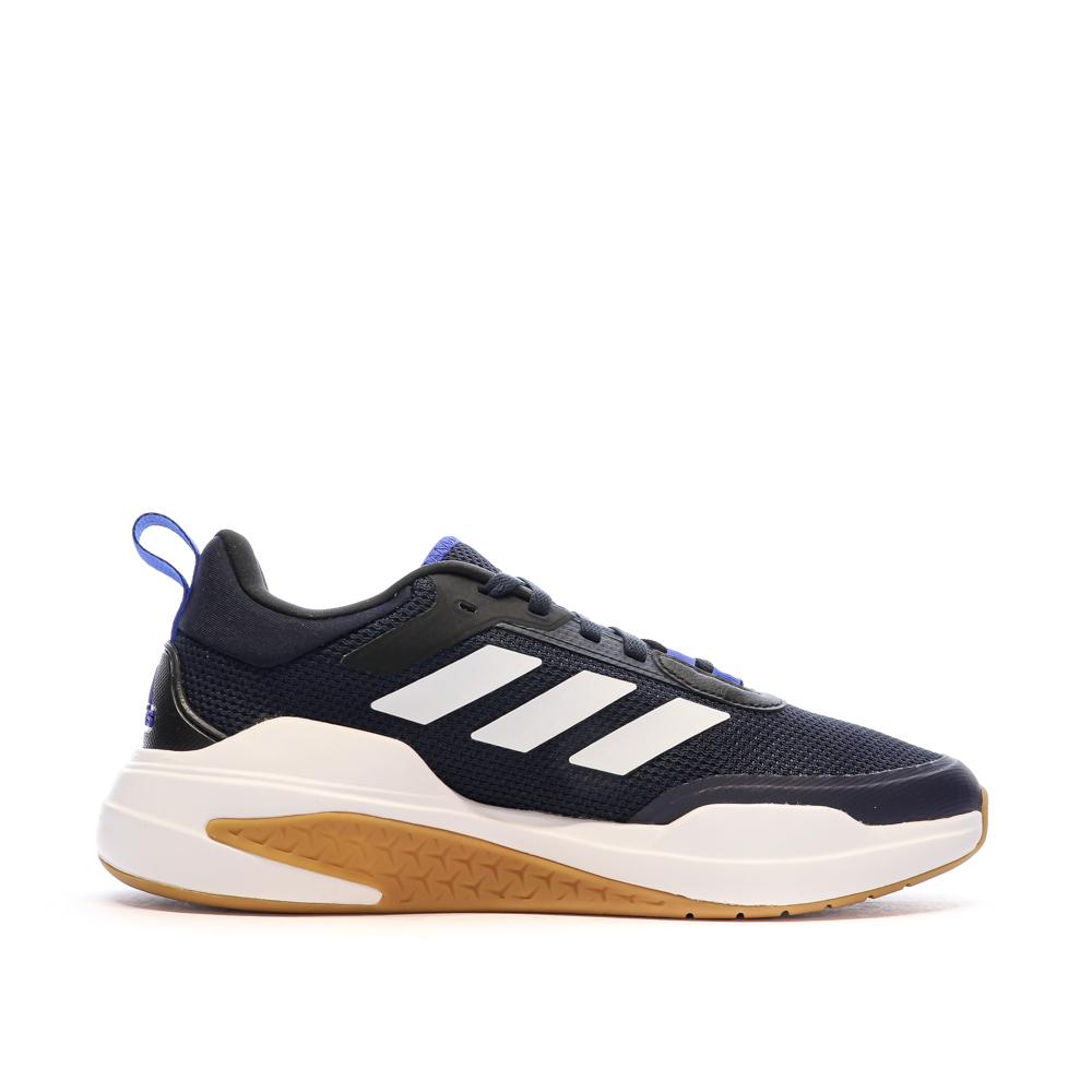 Baskets Noires Homme Adidas Trainer vue 2