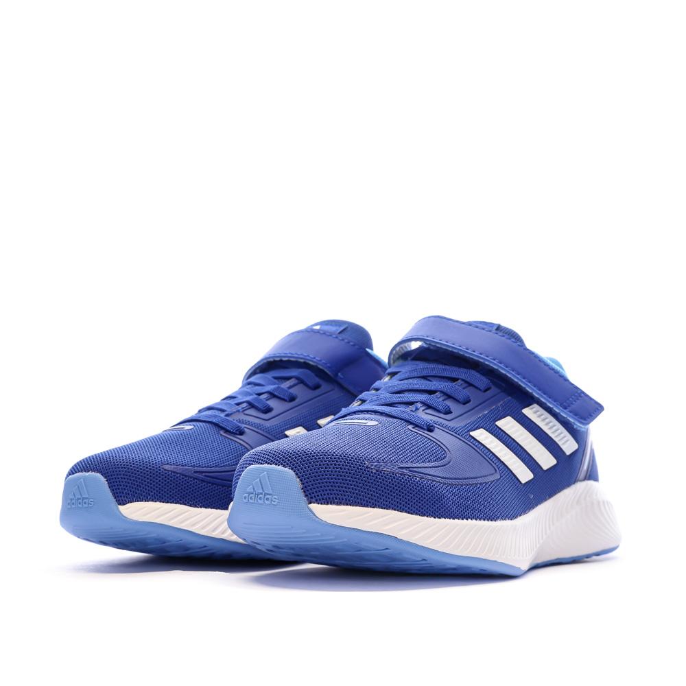 Baskets Marine Garçon Adidas Runfalcon 2.0 K vue 6
