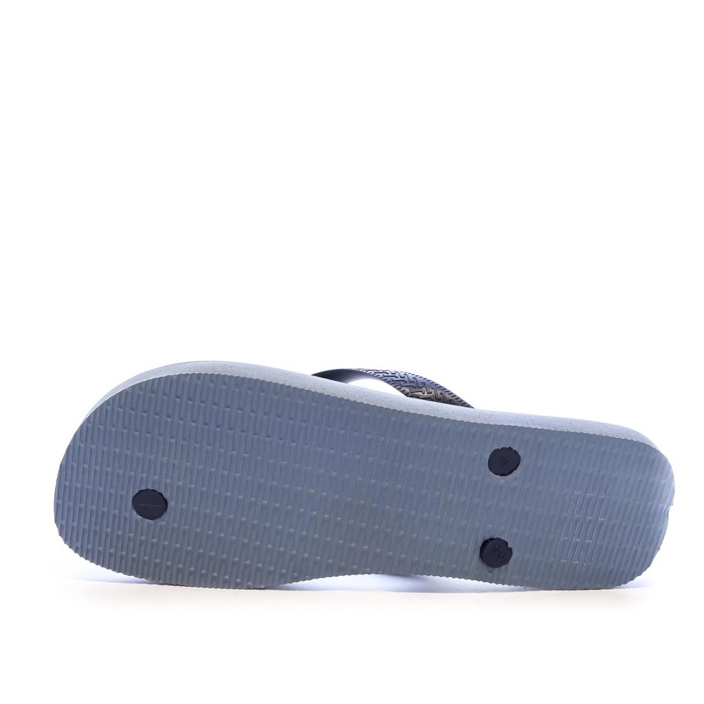 Tongs Marine/Vert Homme Havaianas Trend Logo vue 2