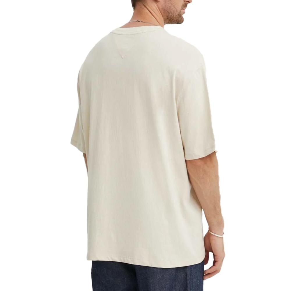 T-shirt Beige Homme Tommy Hilfiger Signatu vue 2