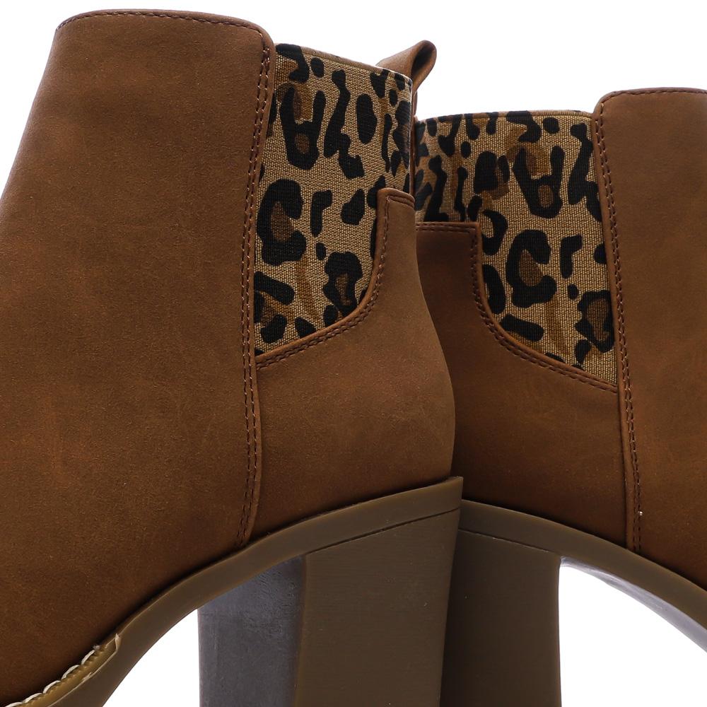 Braune Damenstiefeletten von Only mit Absatz Ansicht 7