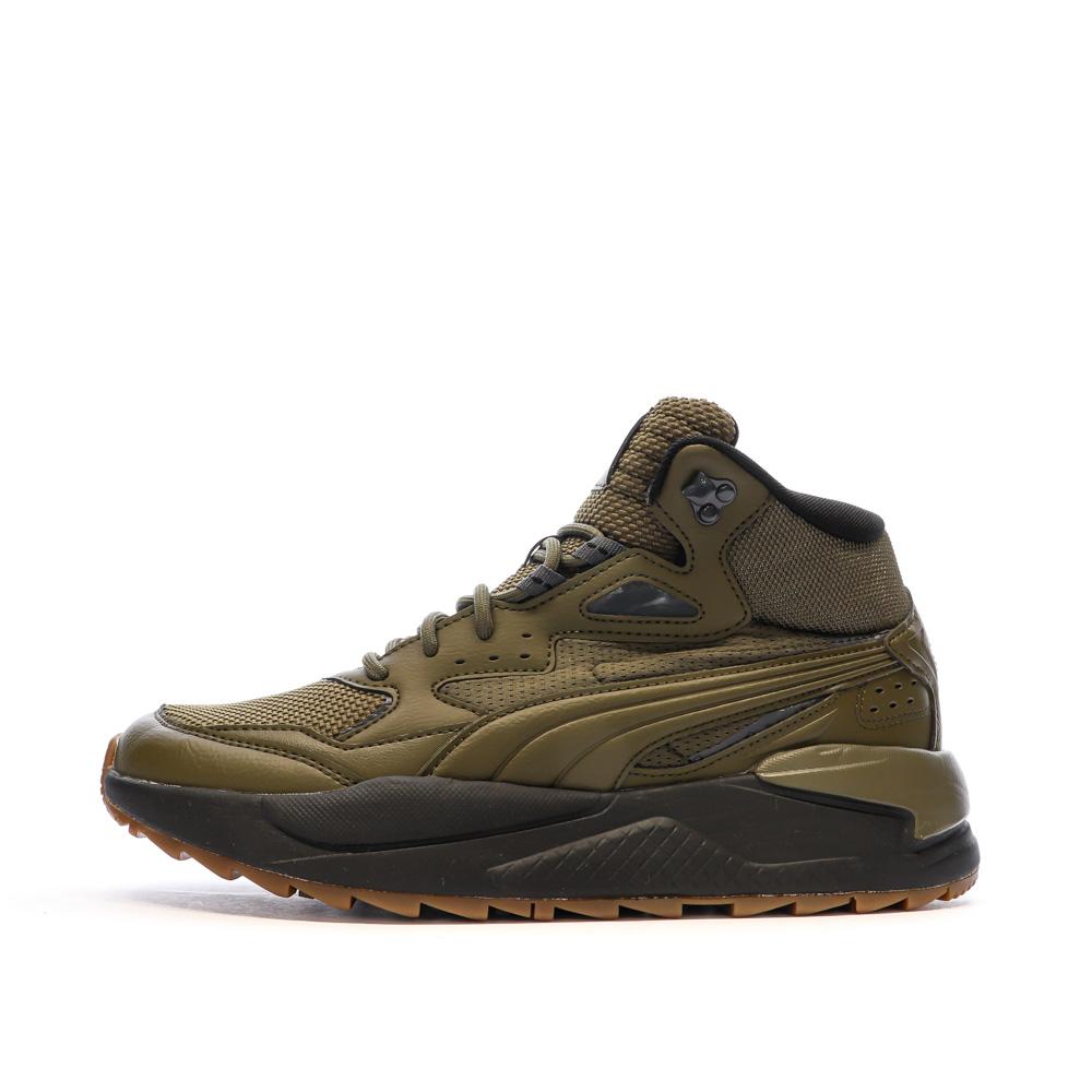 Baskets Kaki Homme Puma X ray Speed Mid