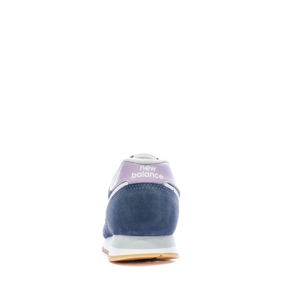 WL373 Baskets Marine/Mauve Femme New Balance vue 3