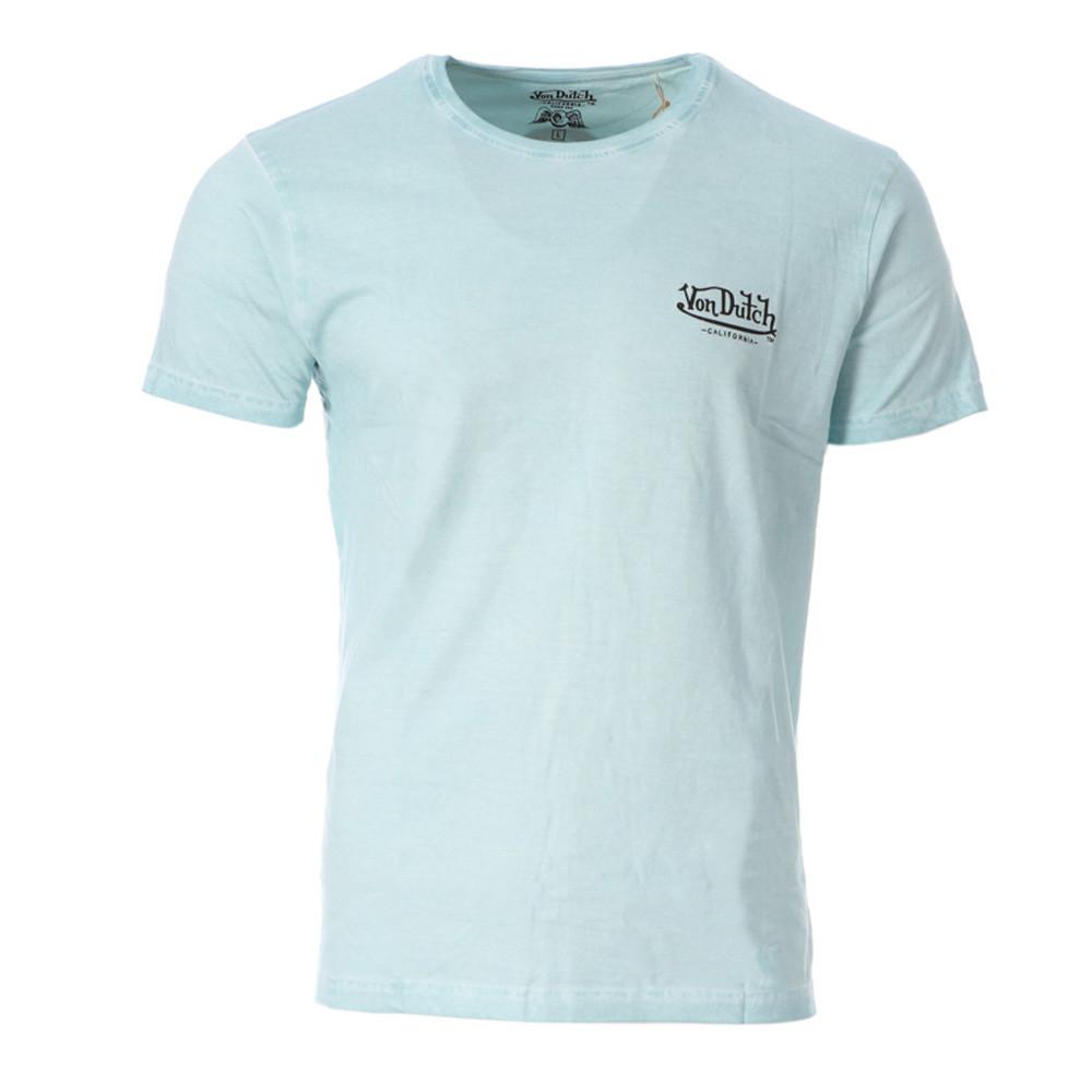 T-shirt Bleu Homme Von Dutch TOUR pas cher