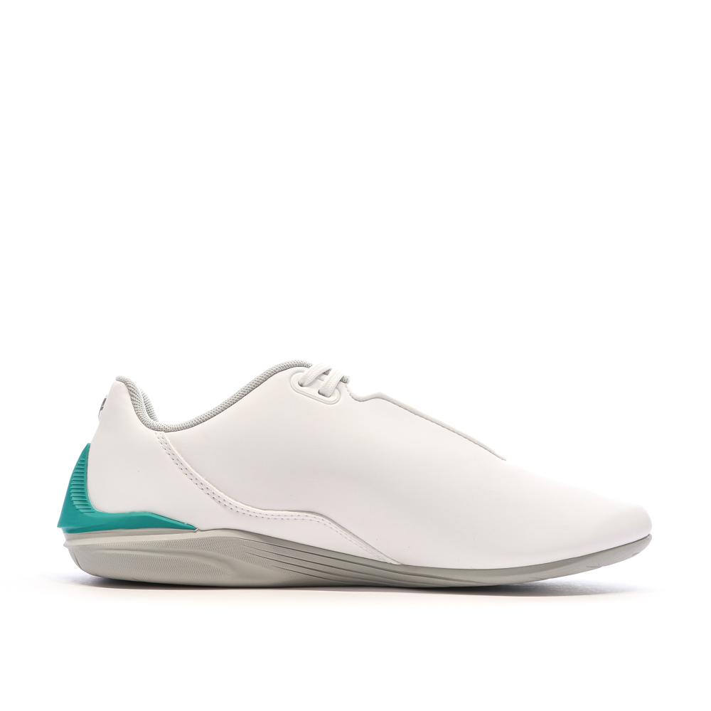 Baskets Blanches/Turquoises Homme Puma Mercedes Cat Decima Puma vue 2
