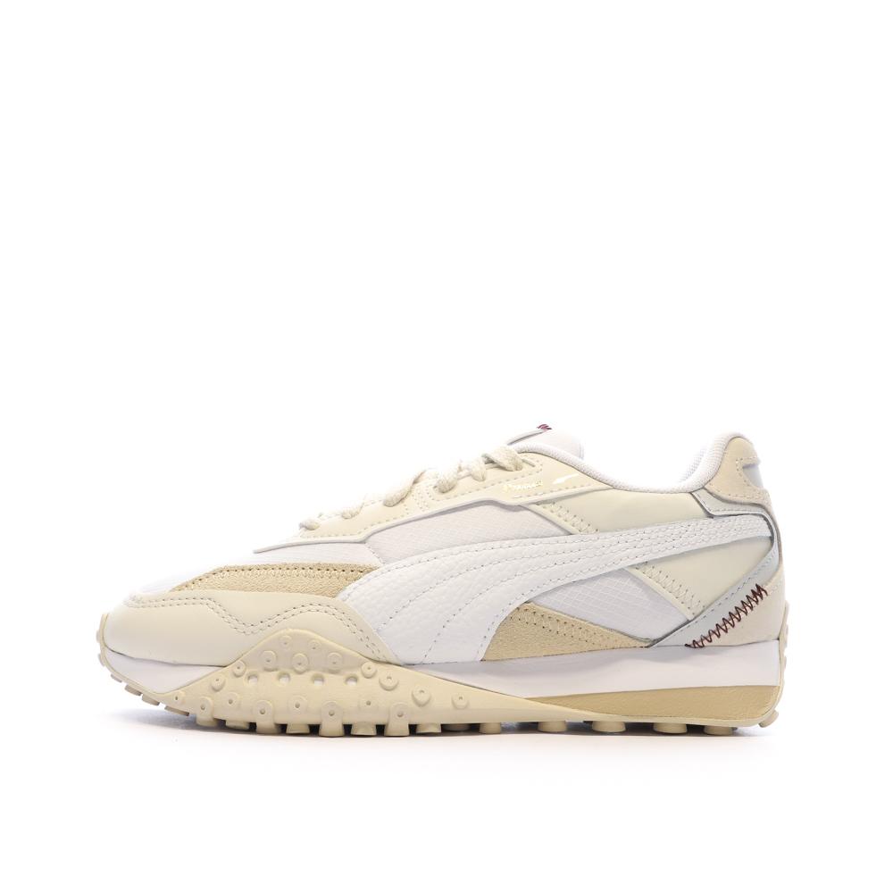 Baskets Beige/Blanc Femme Puma Rider Soft02 pas cher