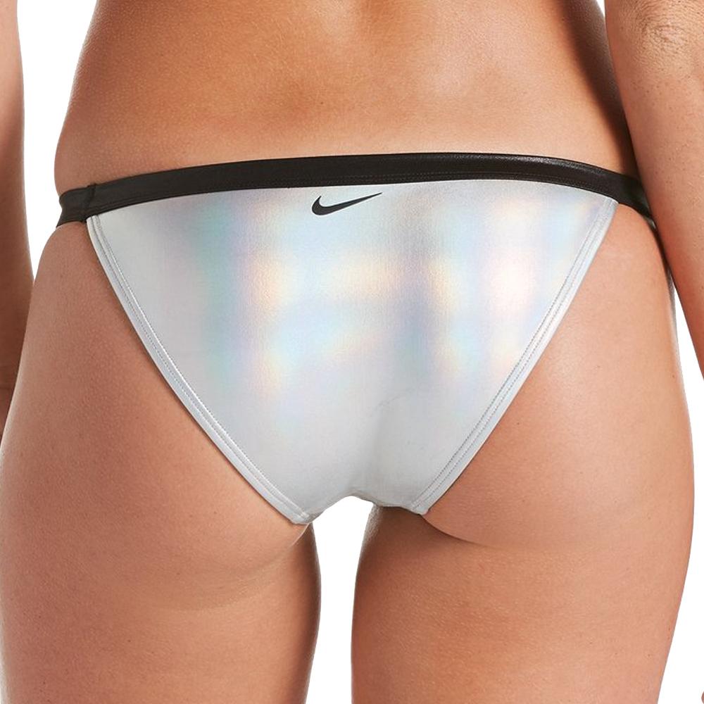 Bas de maillot de bain Gris Argenté Femme Nike Bikini Bottom vue 2