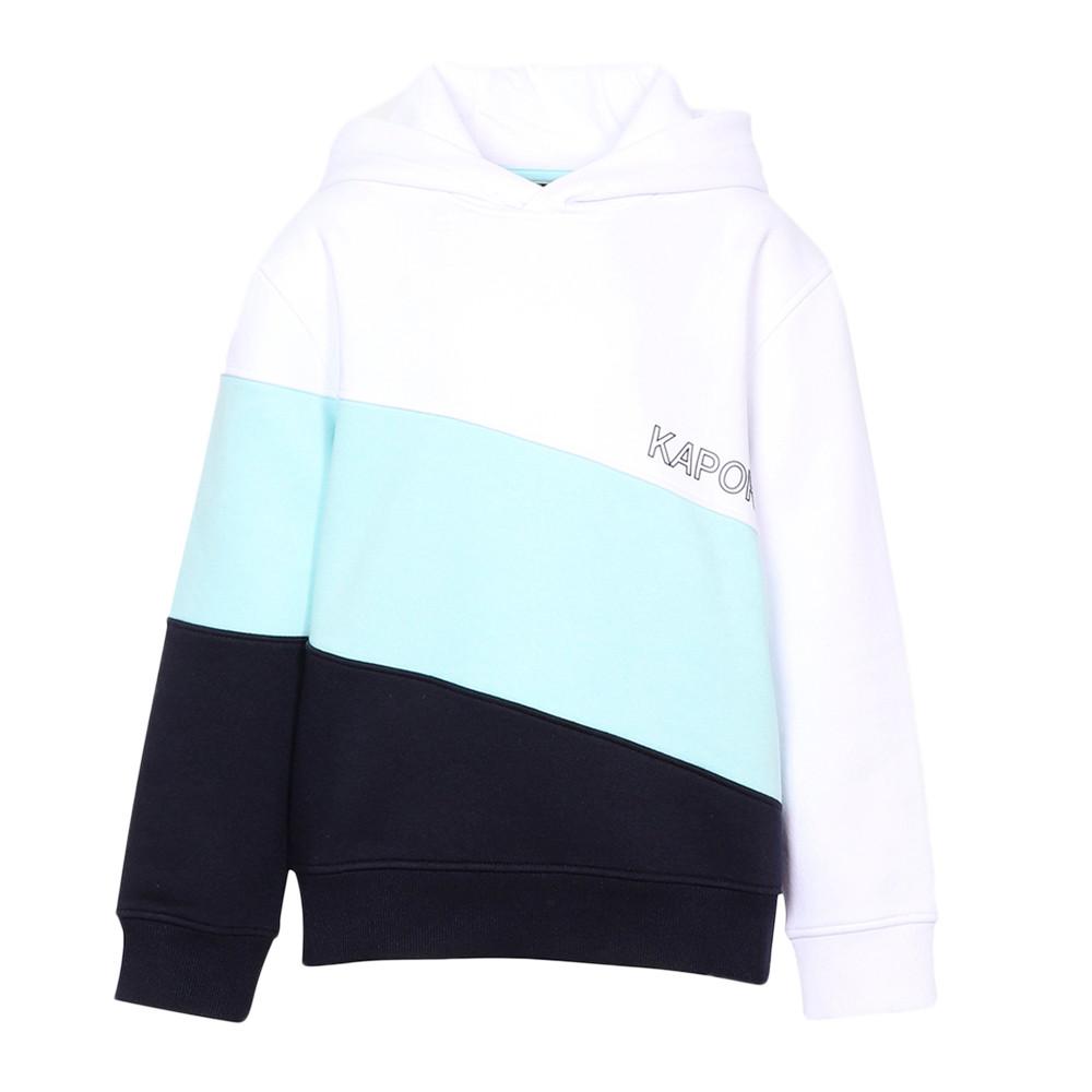 Sweat à Capuche Blanc Garçon Kaporal Pacco pas cher