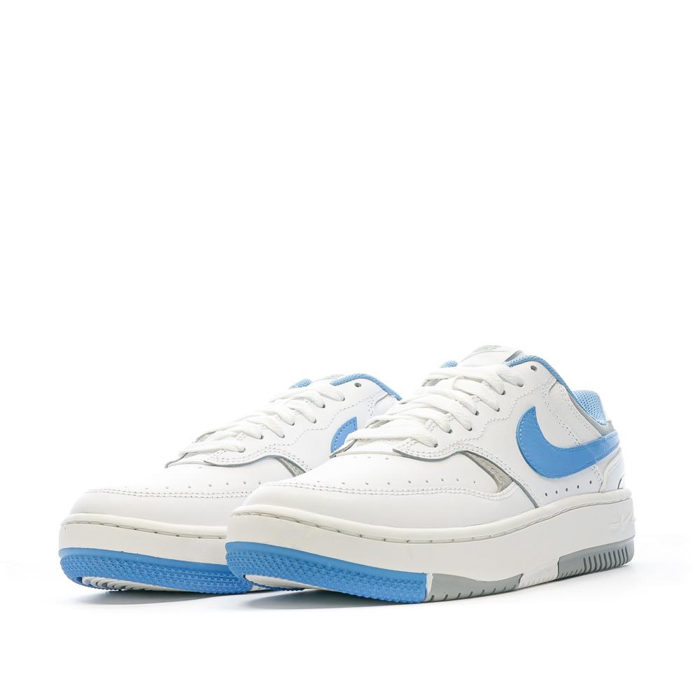 Baskets Blanches/Bleu Femme Nike Gamma Force vue 6