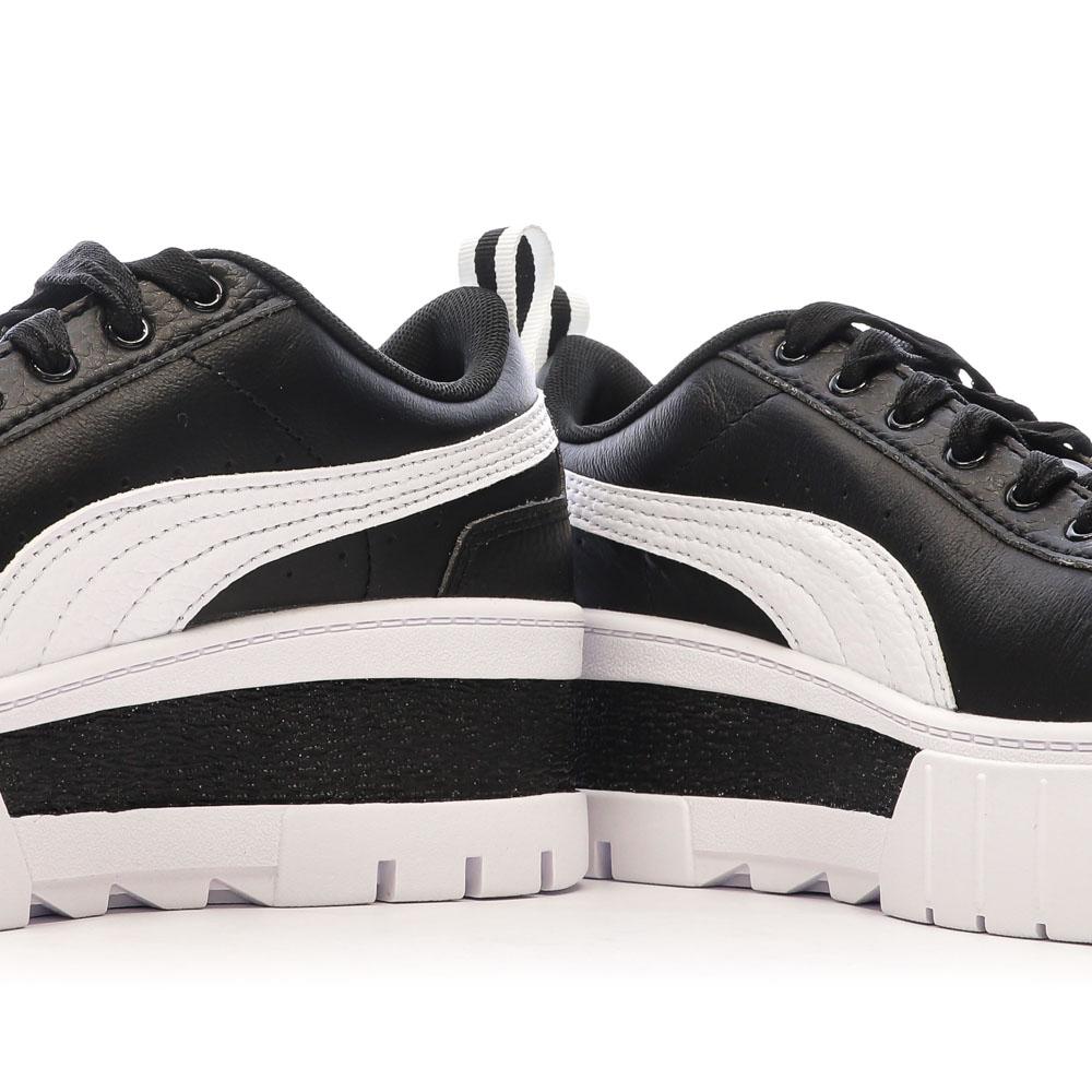 Baskets Noir/Blanc Femme Puma Mayze Wedge vue 7