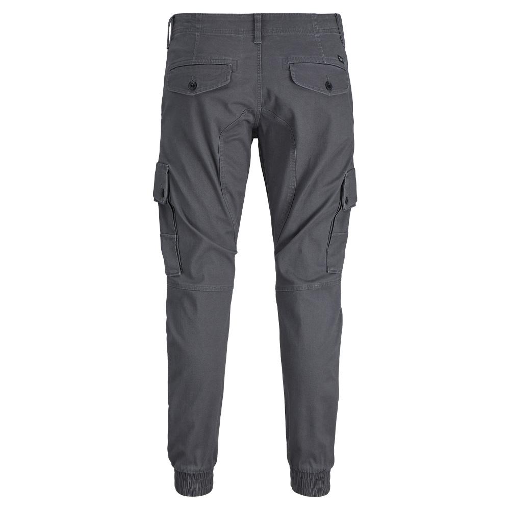 Pantalon Cargo Gris Homme Jack & Jones Warner 12167596 vue 2