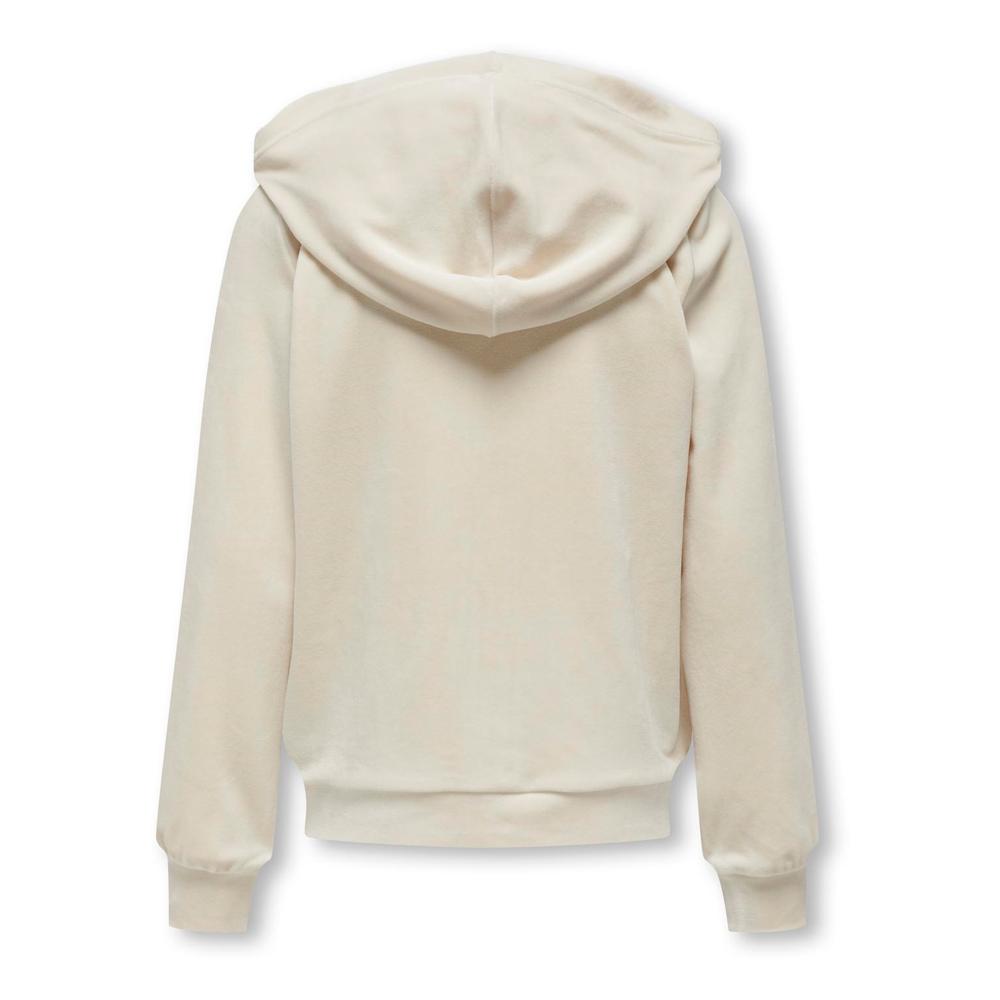 Sweat Zippée Beige Fille Kids ONLY Kogrebel vue 2