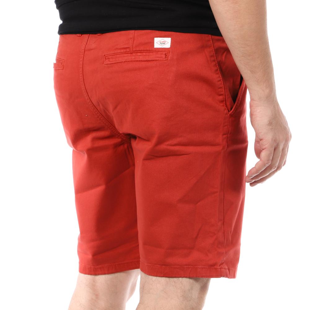 Short Rouge Homme Lee Cooper Nikolai vue 2