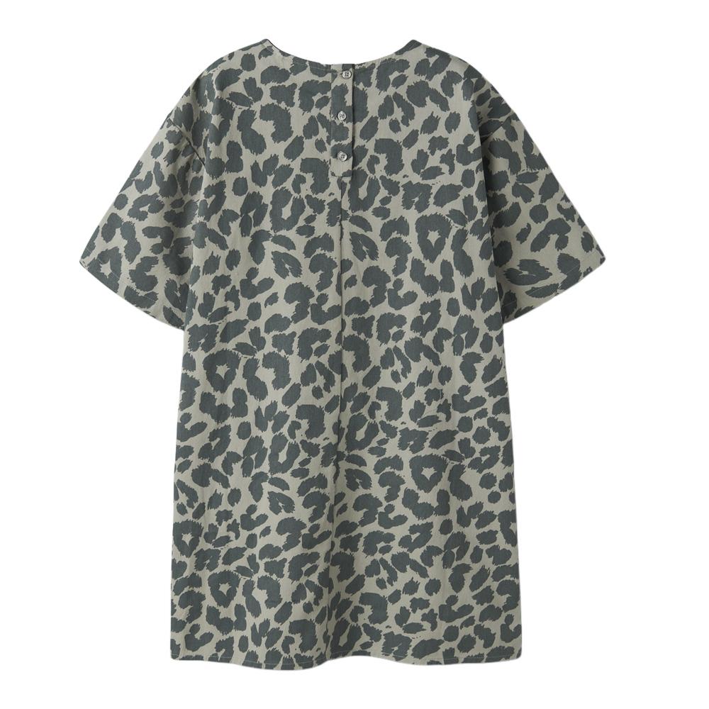 Kaki/Schwarzes Kleid für Mädchen von Name it Nkfbelate Ansicht 2