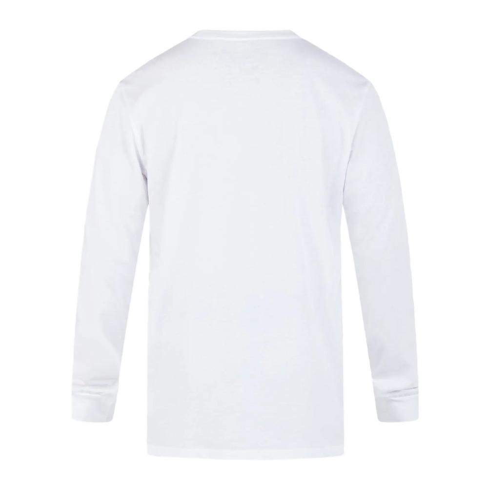 T-shirt Manches Longues Blanc Homme Hurley One And Only vue 2