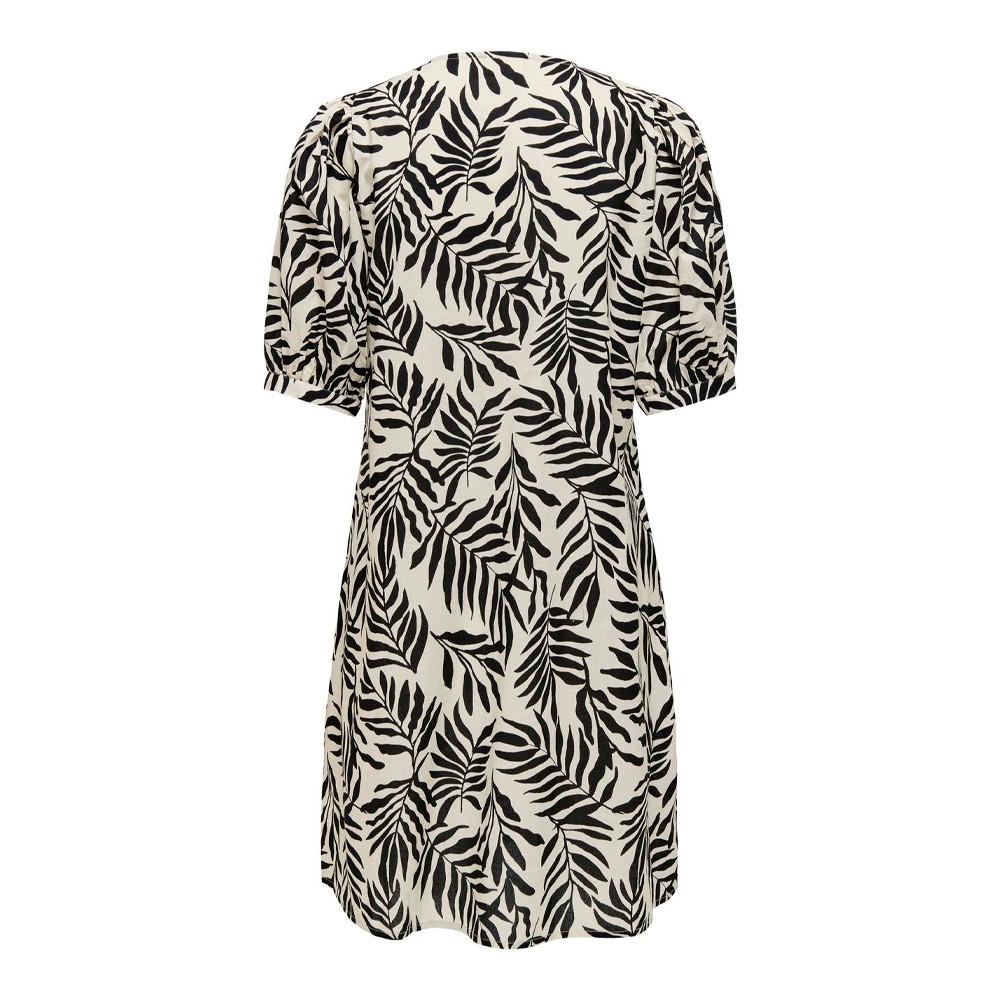 Robe Beige/Noire Femme JDY Mia vue 2