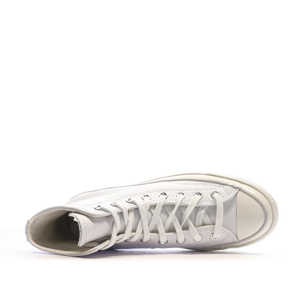 Baskets Blanches Homme Converse Chuck 70 Leather vue 4