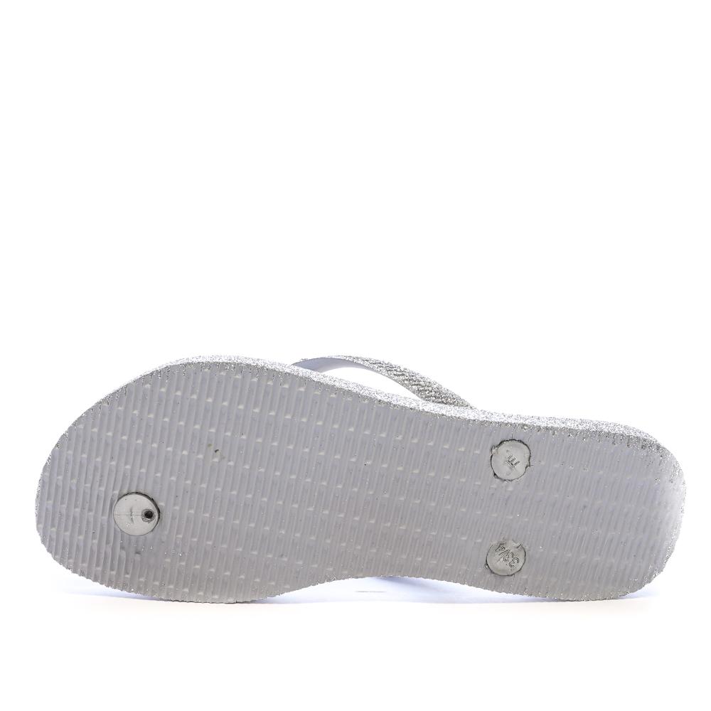 Tongs Grises Femme Havaianas Hav Slim Sparklie vue 2