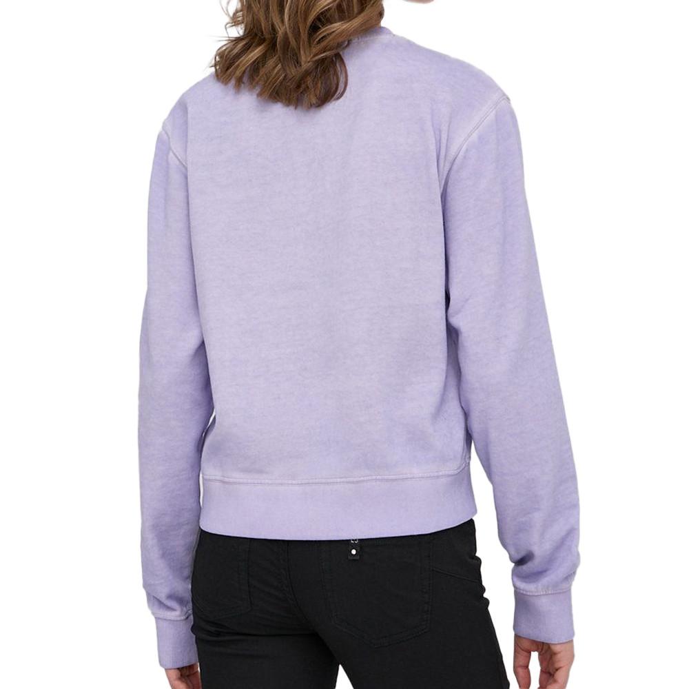 Sweat Violet Femme Guess Valerya vue 2