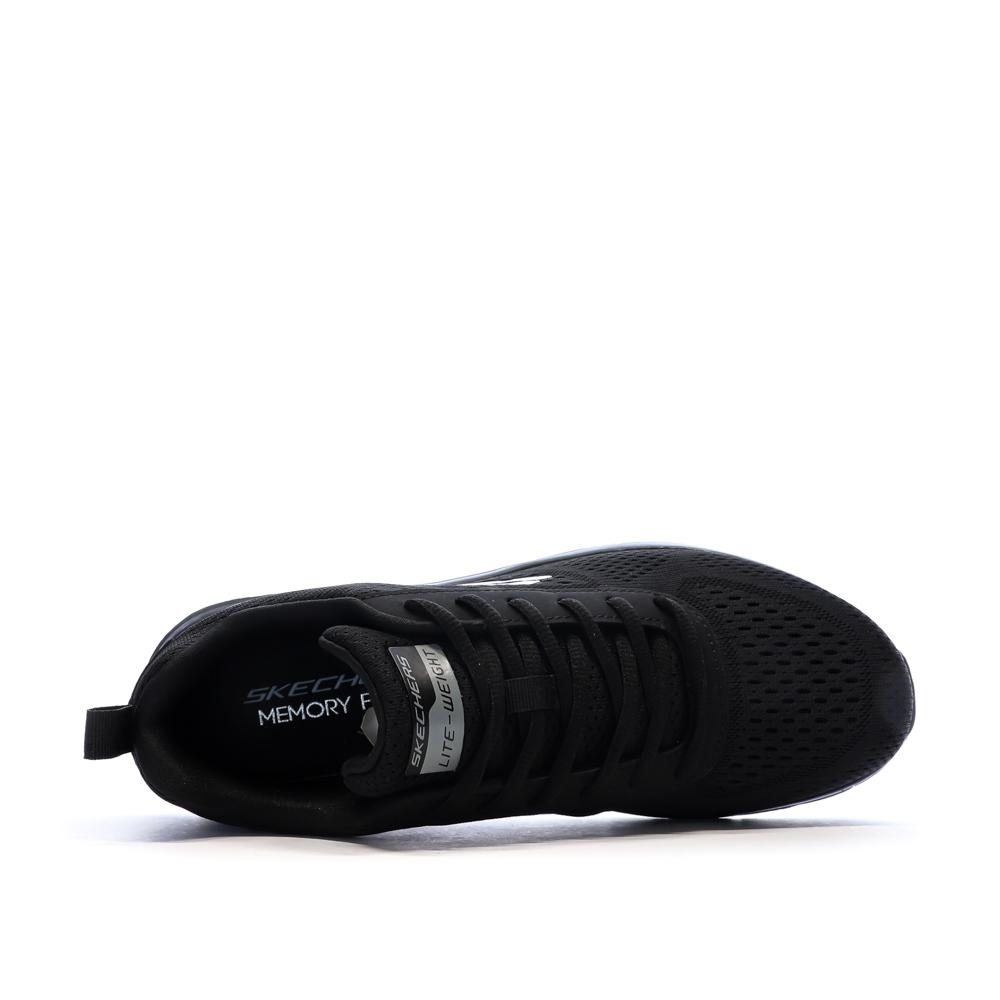 Baskets Noires Homme Skechers Track Leshur vue 4