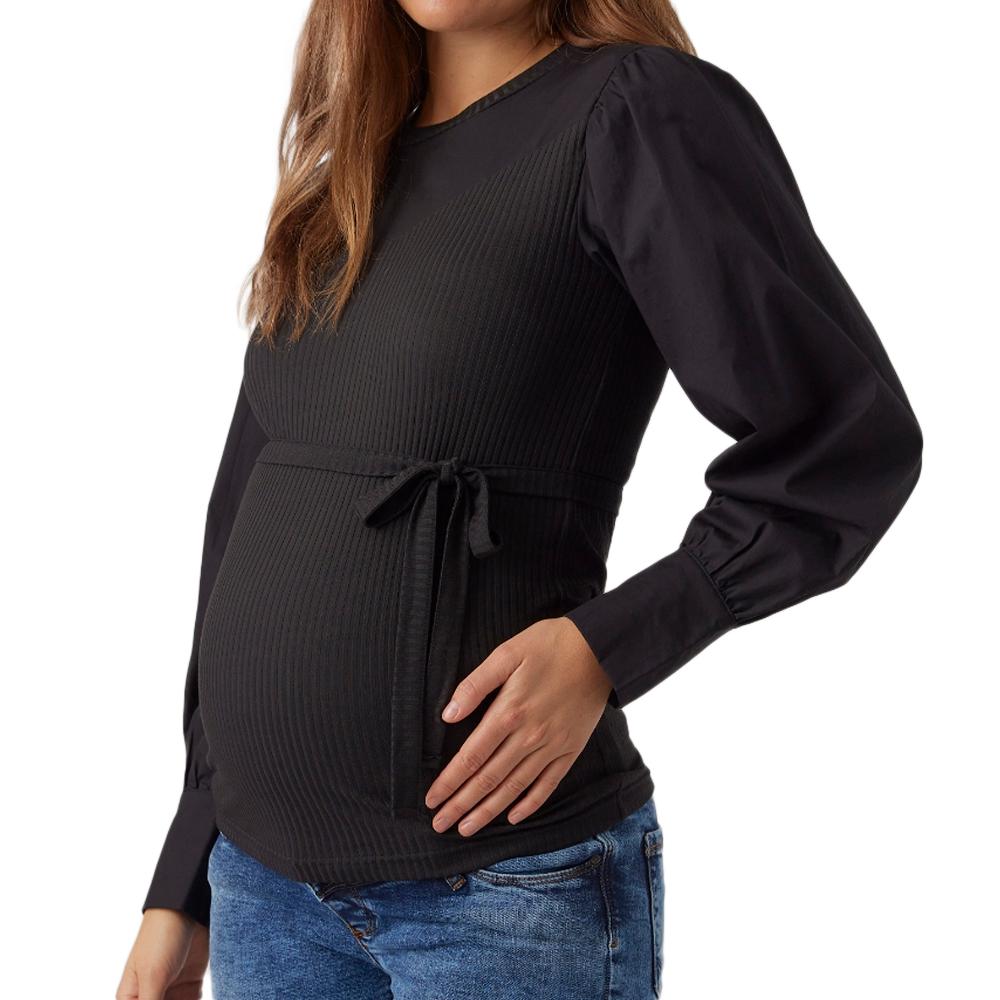 T-Shirt Noir Femme Vero Moda Maternity Denver 20017838 pas cher