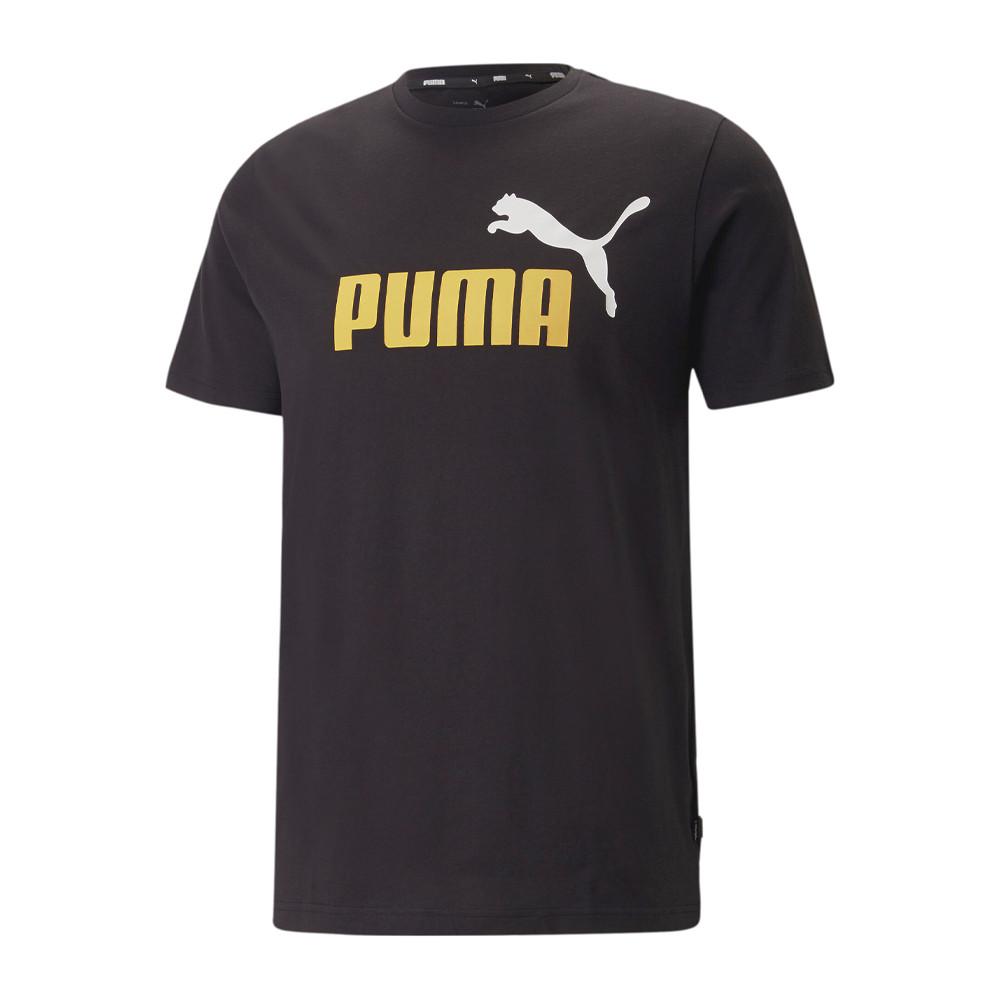 T-shirt Noir Homme Puma Essential +2 pas cher