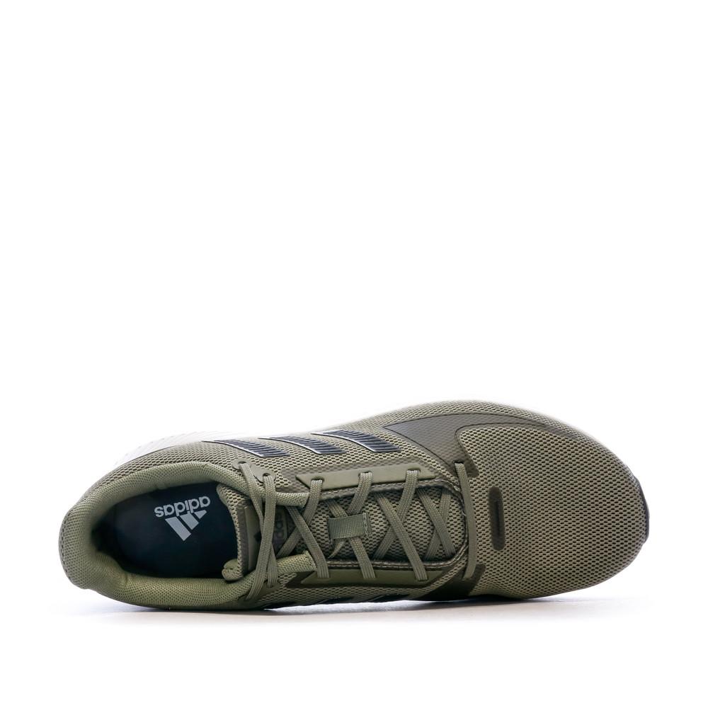 Chaussures de Running Kaki Homme Adidas Runfalcon 2.0 vue 4