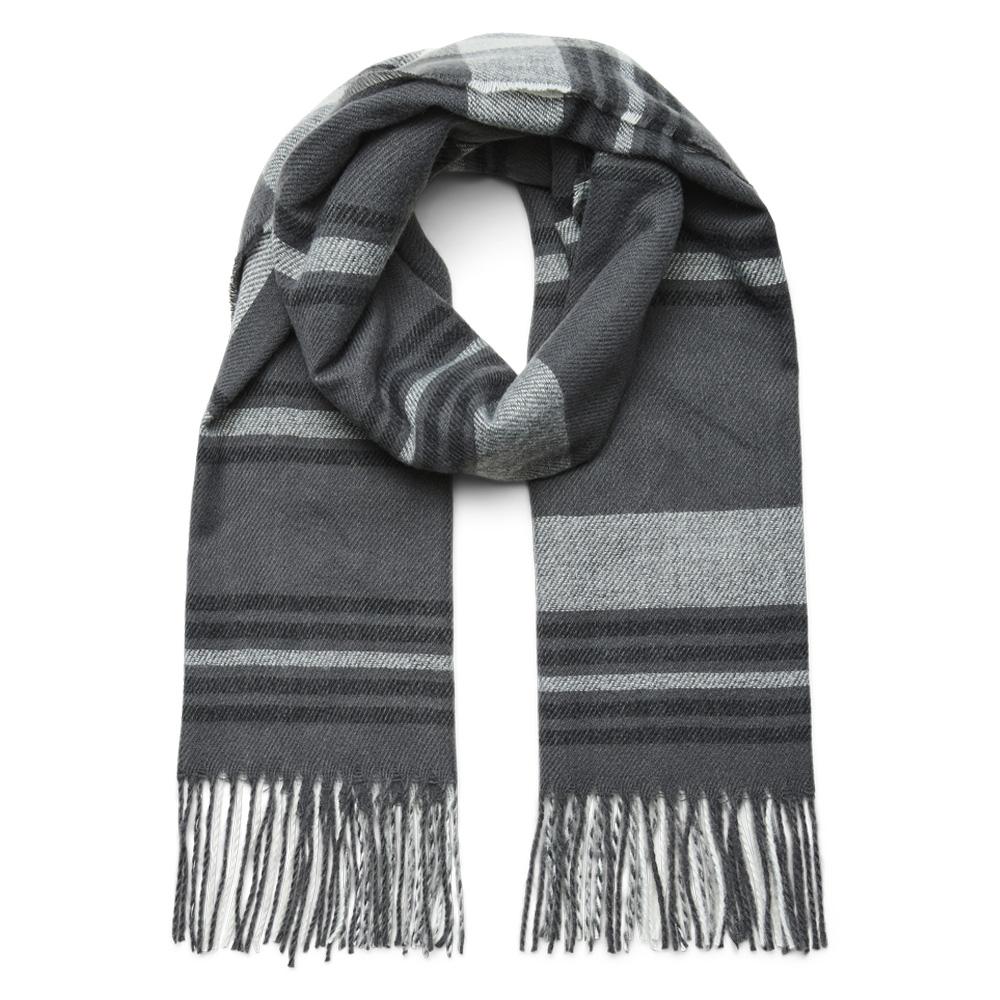 Écharpe Gris/Noir Femme Vero Moda Mellen pas cher