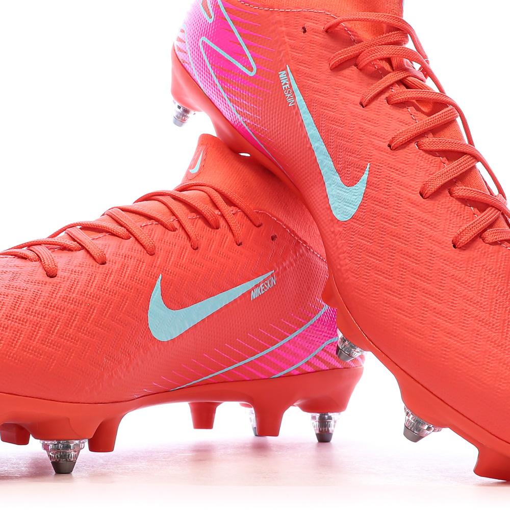 Chaussures de Foot Rouges Homme Nike Zm Superfly 10 Acad SG-PRO AC vue 7