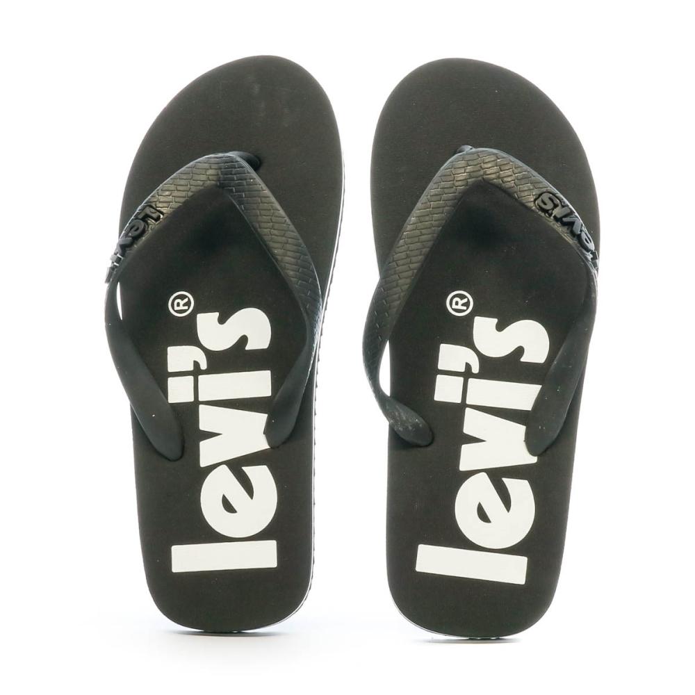 Tongs Noires Homme Levi's Dixon Poster vue 3