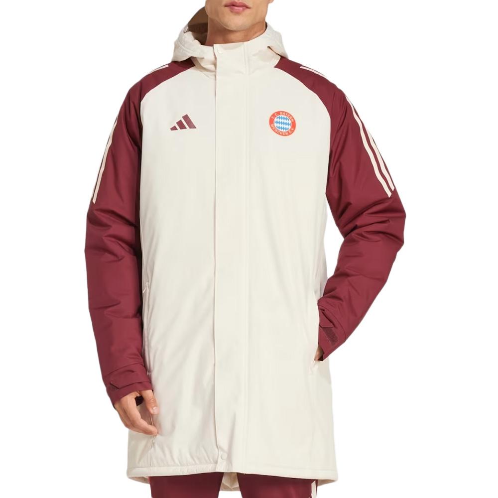 Parka de stade Beige Homme FC Bayern Tiro 24 pas cher