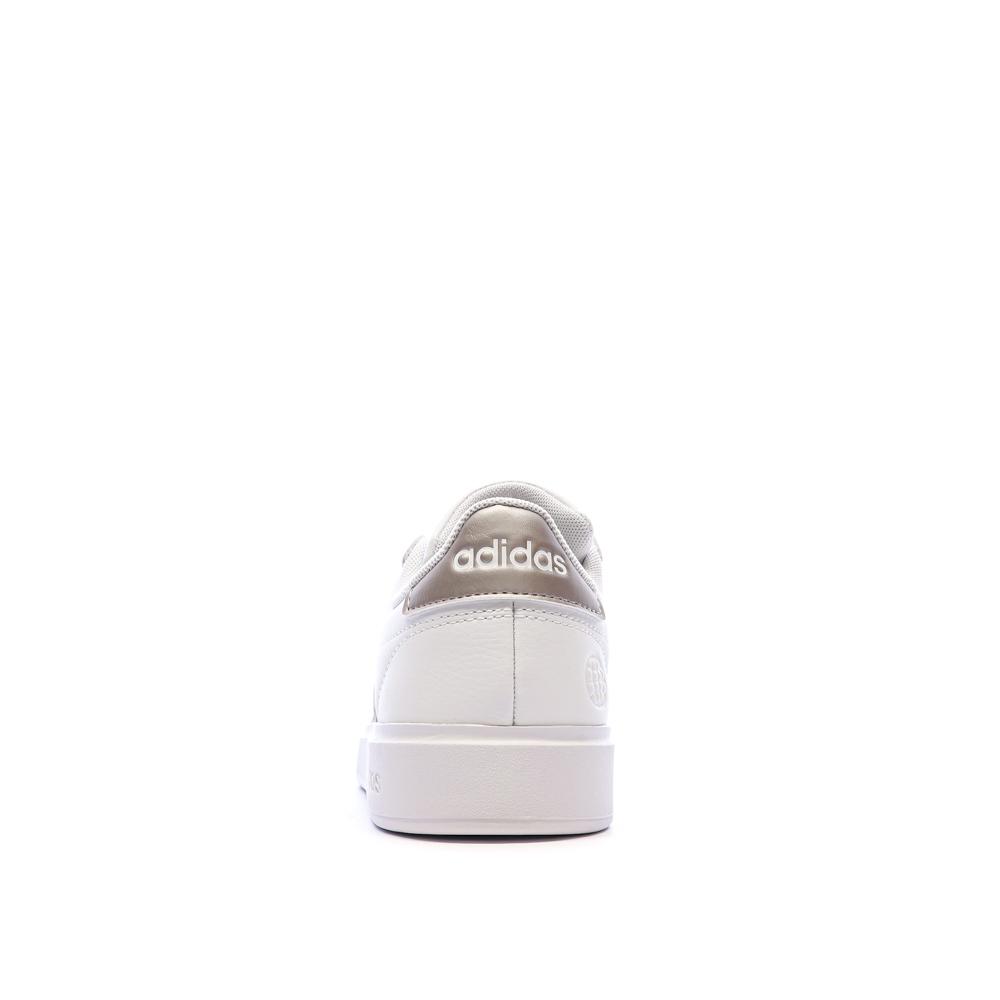 Baskets Blanches/Grises Femme Adidas Grand vue 3